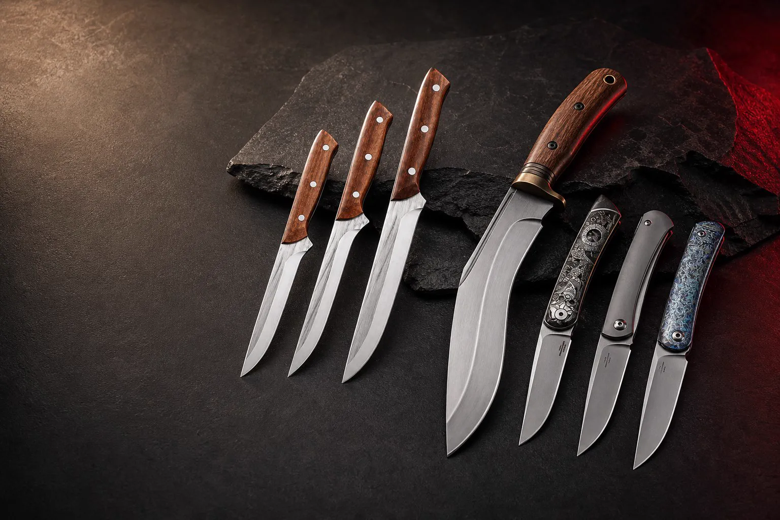Wholesale fixed blade collection